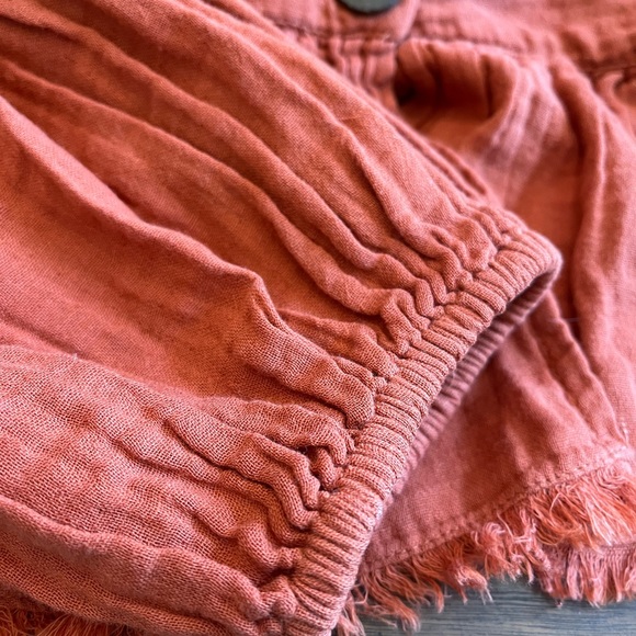 Free People Lyra Tiered Bed Jacket Burnt Orange Size Medium - Picture 9 of 12